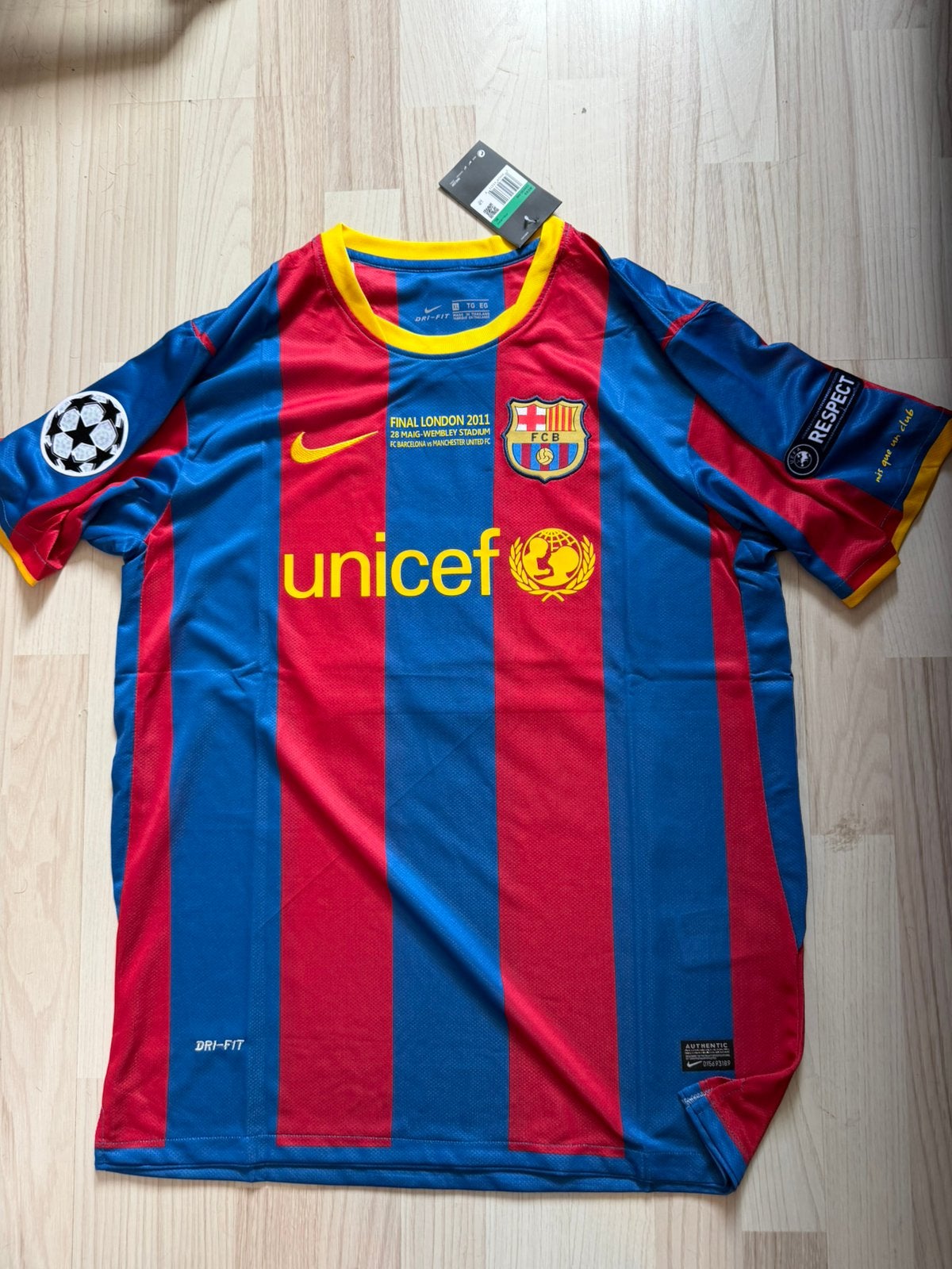 Lionel Messi FC Barcelona CL Finale retro 2010/2011, Ophalen of Verzenden, Nieuw, Shirt