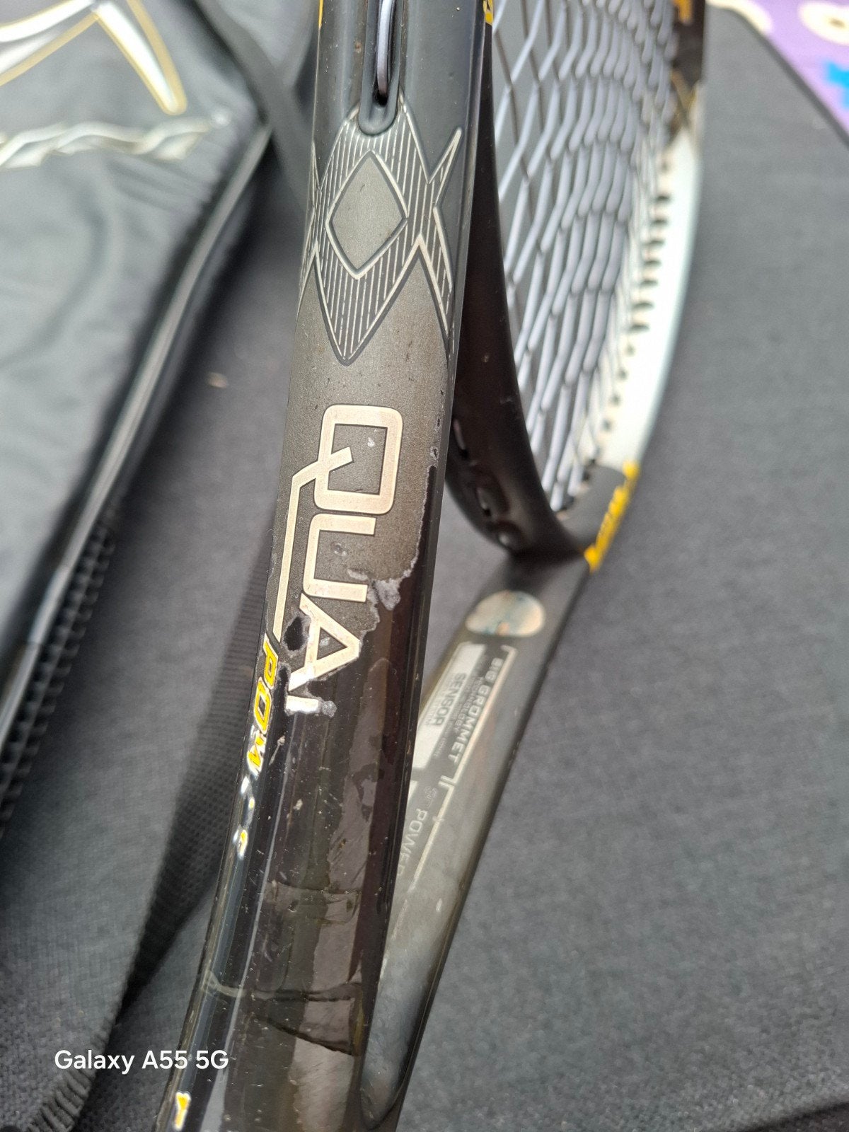 Volkl Quantum 7000 Titanium Lite Carbon Tennisracket, Gebruikt, Onbekend, Ophalen of Verzenden, Onbekend