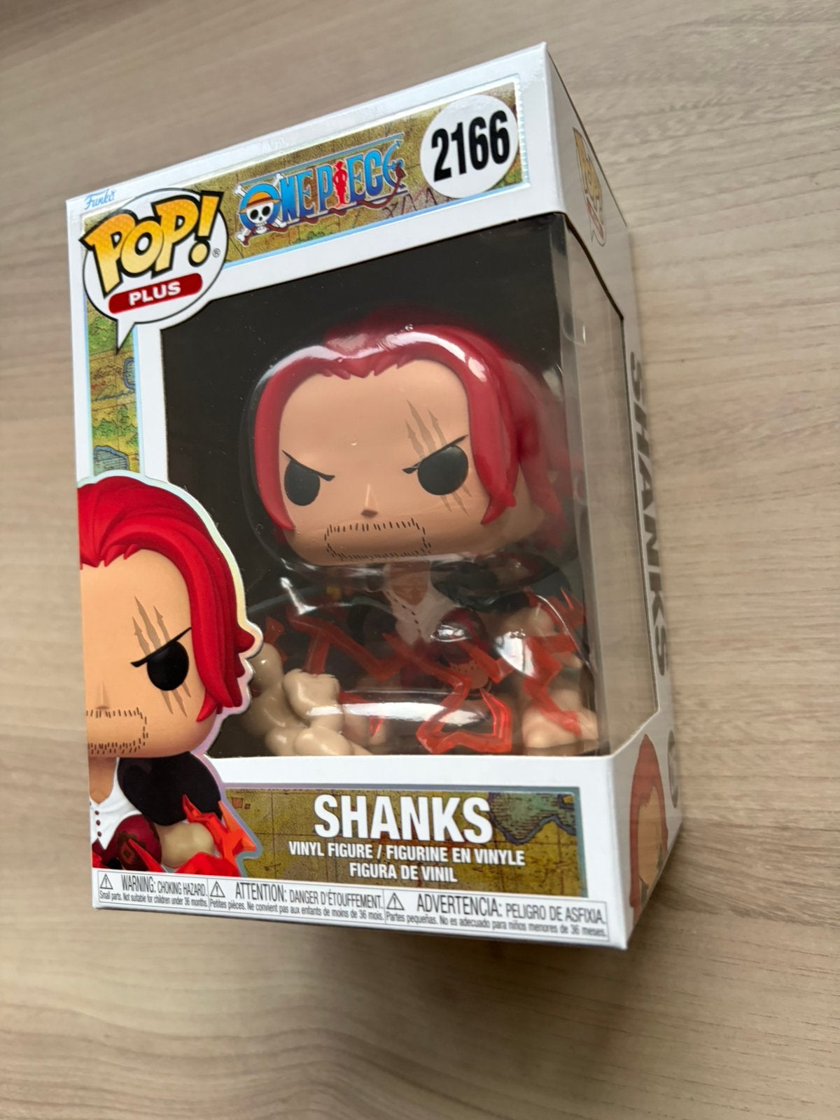 Funko Pop! Plus One Piece Shanks #2166 Vinyl Figure, Funko Europe, Ophalen of Verzenden, Zo goed als nieuw, 4th floor, 1 Queen Caroline St, London W6 9YN, Verenigd Koninkrijk
