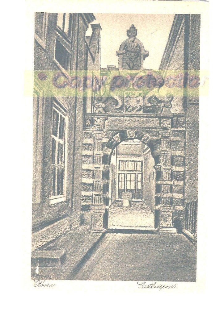 Hoorn  Gasthuispoort * 1930 *, Verzenden, 1920 tot 1940, Gelopen, Noord-Holland