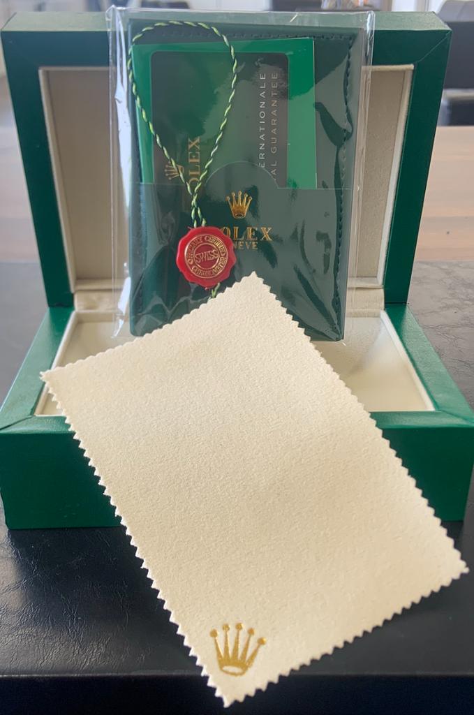 Rolex horlogebox met papieren en accessoires, Sieraden, Tassen en Uiterlijk, Horloges | Heren, Zo goed als nieuw, Polshorloge