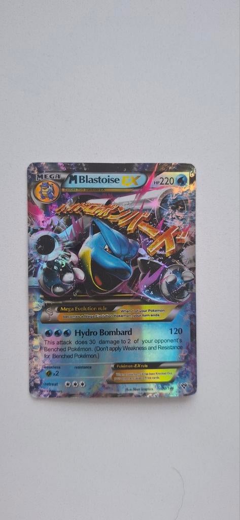 Mega Blastoise EX (30/164) & Mega Blastoise EX (18/83), Ophalen of Verzenden, Zo goed als nieuw, Meerdere kaarten