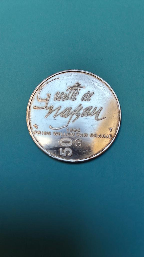 50 gulden munt Nederland, Postzegels en Munten, Munten | Nederland, Ophalen of Verzenden, Koningin Beatrix, 50 gulden