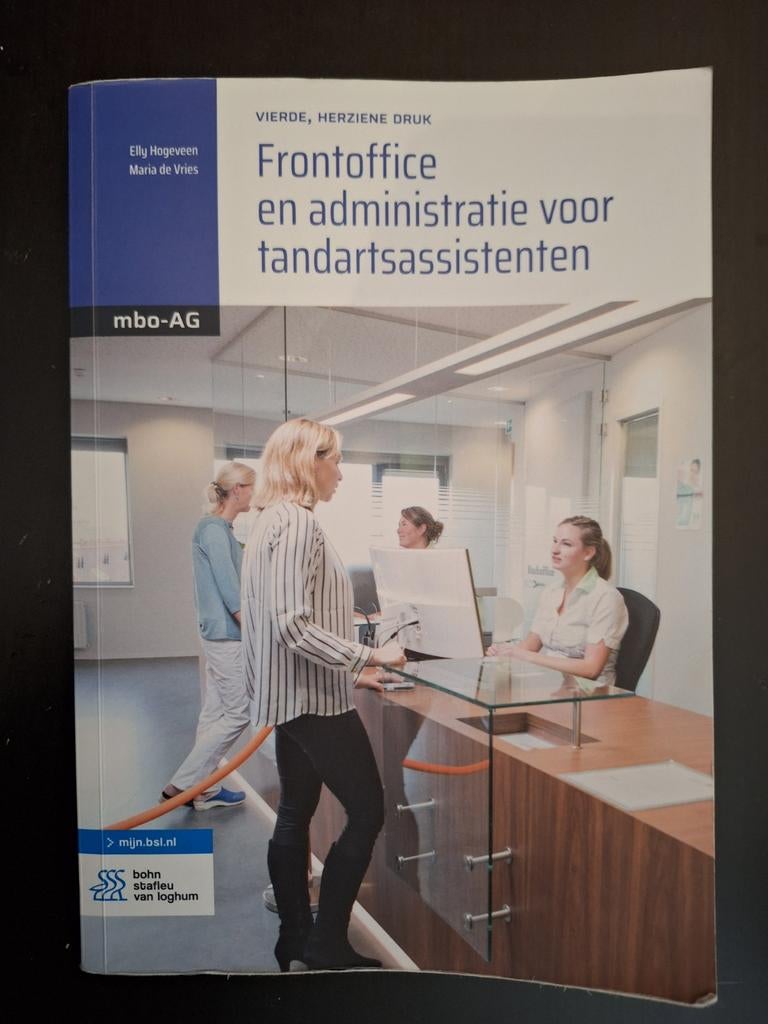 Frontoffice en administratie voor tandartsassistenten, Maria de Vries; Elly Hogeveen, Sociale wetenschap, Ophalen of Verzenden