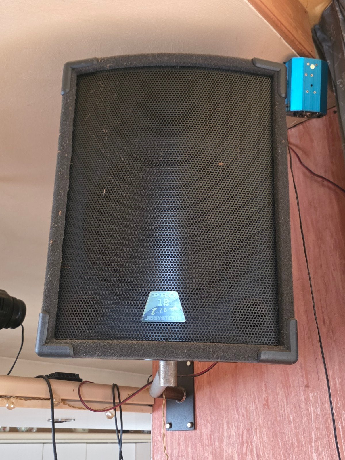 Complete geluidset met 4 JB Systems PRO 12 Live speakers, Gebruikt, Inclusief muurbeugels, Speakerset, Ophalen