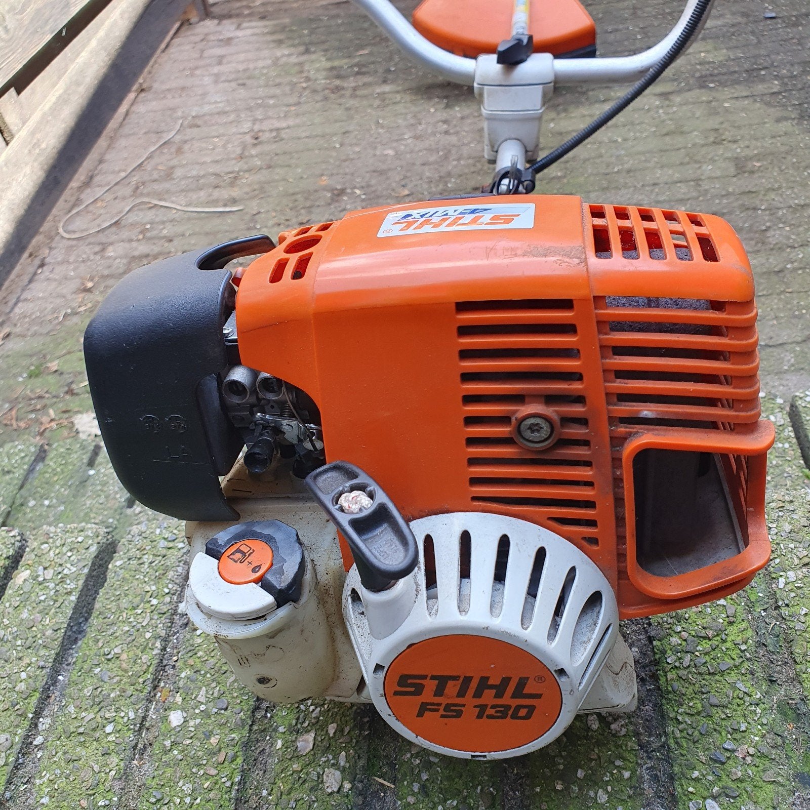te koop aangeboden stihl fs 130, Ophalen, Gebruikt, Benzine