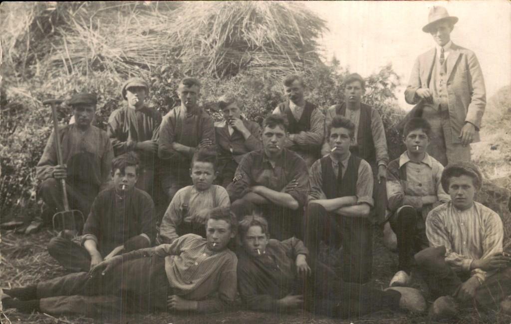 Gouderak - Gouda - Rietmattenmakerij - Fotokaart -, Verzamelen, Ansichtkaarten | Nederland, Ophalen of Verzenden, Voor 1920, Ongelopen