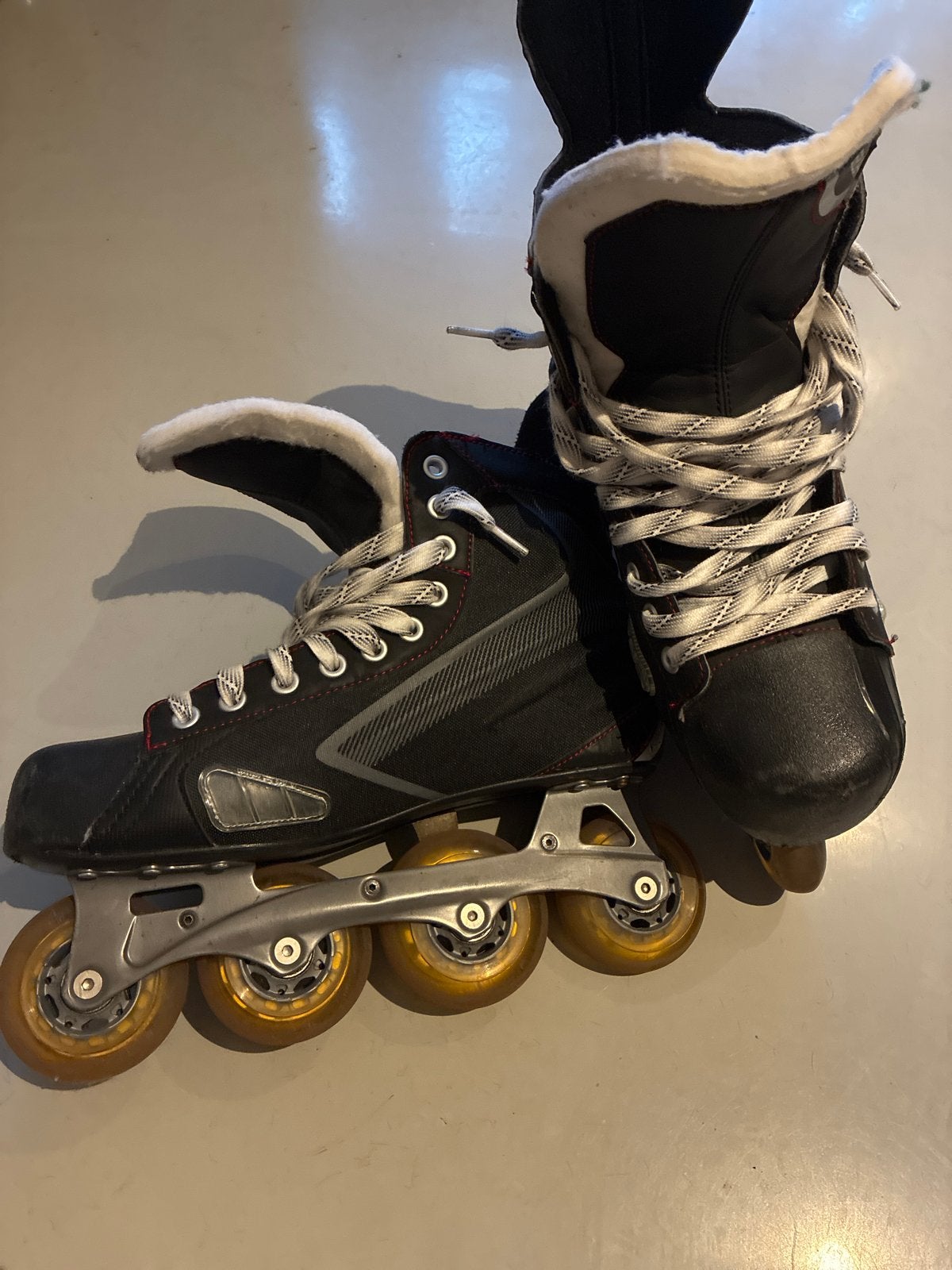 Bauer Vapor X40R inline roller skates - Maat 45.5, Ophalen of Verzenden, Zo goed als nieuw, Schaatsen