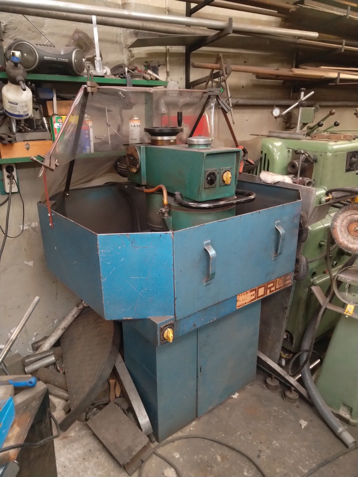 Vlakslijpmachine voor oa cilinderkoppen en dergelijke, Doe-het-zelf en Verbouw, Ophalen, Gebruikt