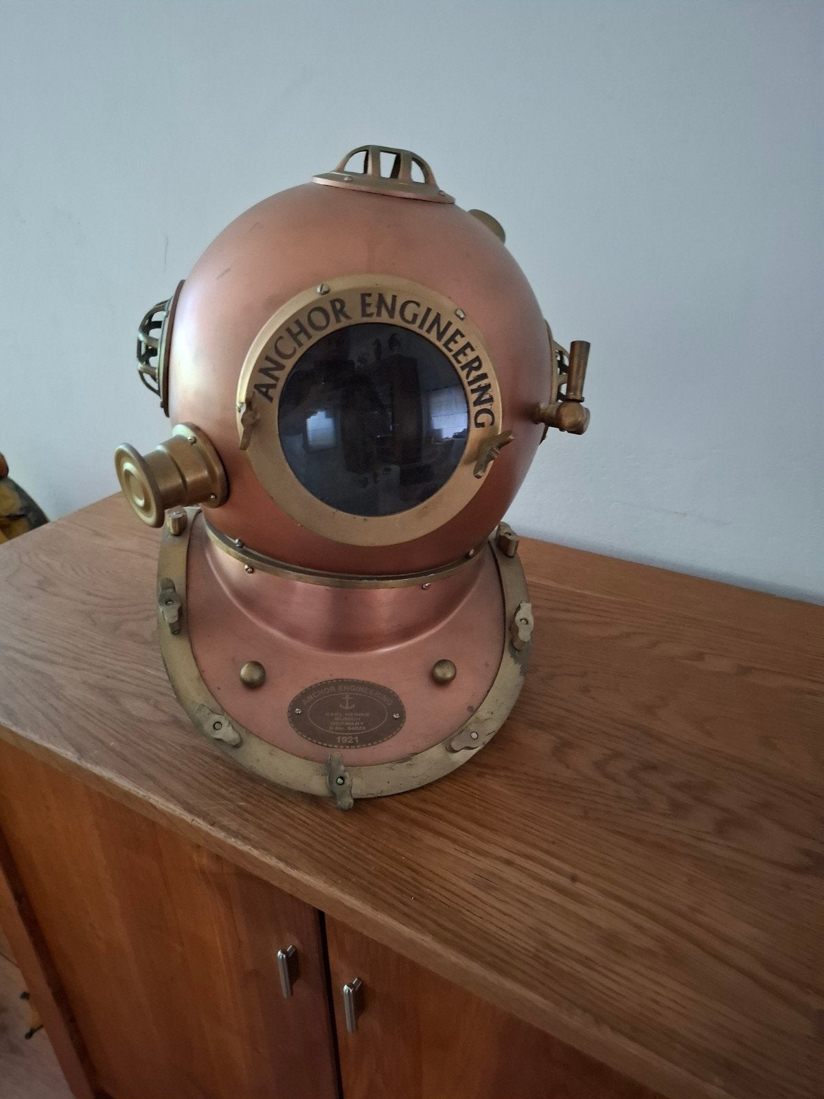 Antieke Duikhelm - Anchor Engineering Karl Heinke 1921, Ophalen of Verzenden