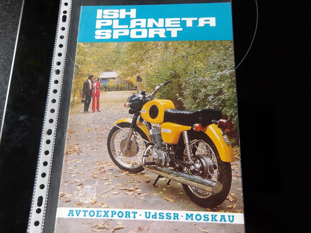 Folder IZH Planeta Sport 350 1975, Verzenden, Overige merken
