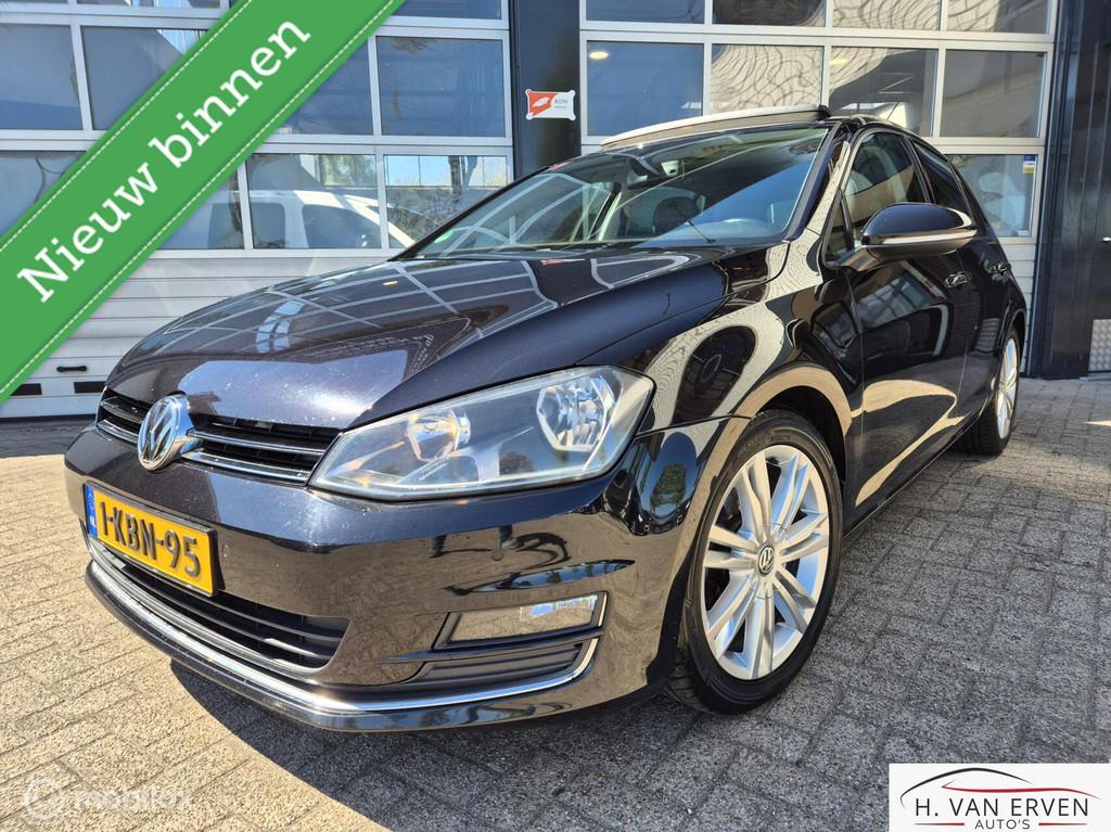 Volkswagen Golf 1.2 Highline SCHUIFKANTELDAK LEDER NAVI PDC, Auto's, Voorwielaandrijving, Euro 5, 4 cilinders, 610 kg