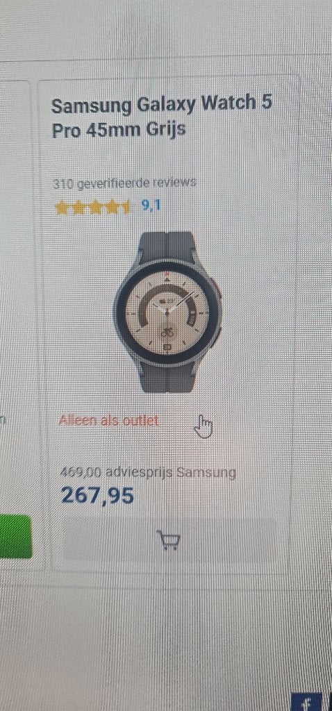 Smartwatch, Samsung ⌚️, Ophalen of Verzenden, Zo goed als nieuw, Grijs