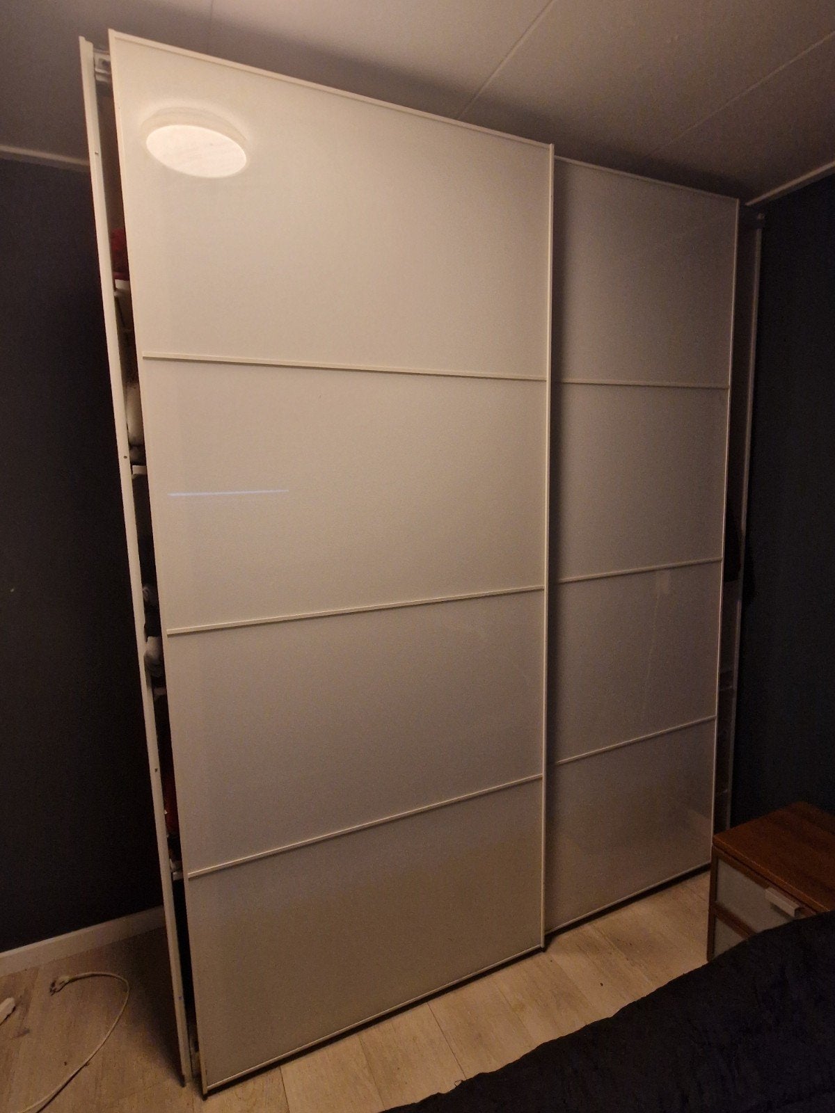 Glazen Pax schuifdeuren 236x200, Ophalen, Minder dan 25 cm, 200 cm of meer