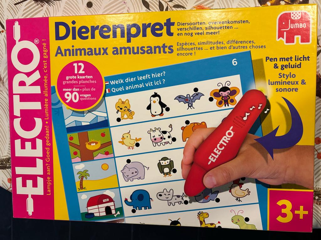 Jumbo Electro Dierenpret - Educatief spel met licht en gelui, Ophalen of Verzenden, Zo goed als nieuw, Ontdekken, Met licht