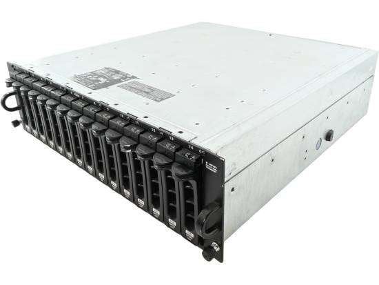 Dell PowerVault MD1000 AMP01 15-Bay 3U SAS/SATA Barebone, Computers en Software, Ophalen of Verzenden, Gebruikt