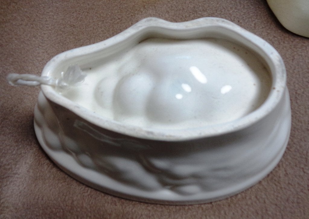 Vintage keramische puddingvorm - druiventros, Antiek en Kunst, Ophalen of Verzenden
