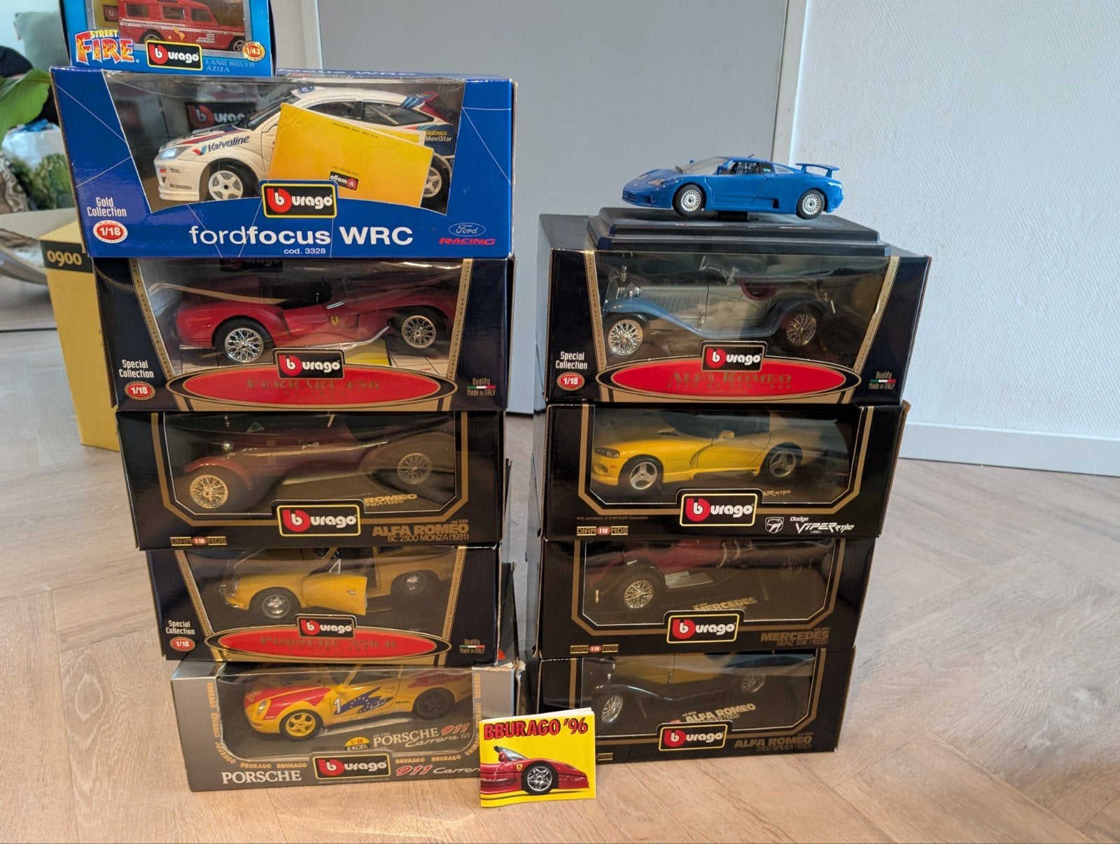 Diverse Burago modelauto's - Collectie van 10 stuks, Overige merken, Auto, Groter dan 1:32, Ophalen of Verzenden