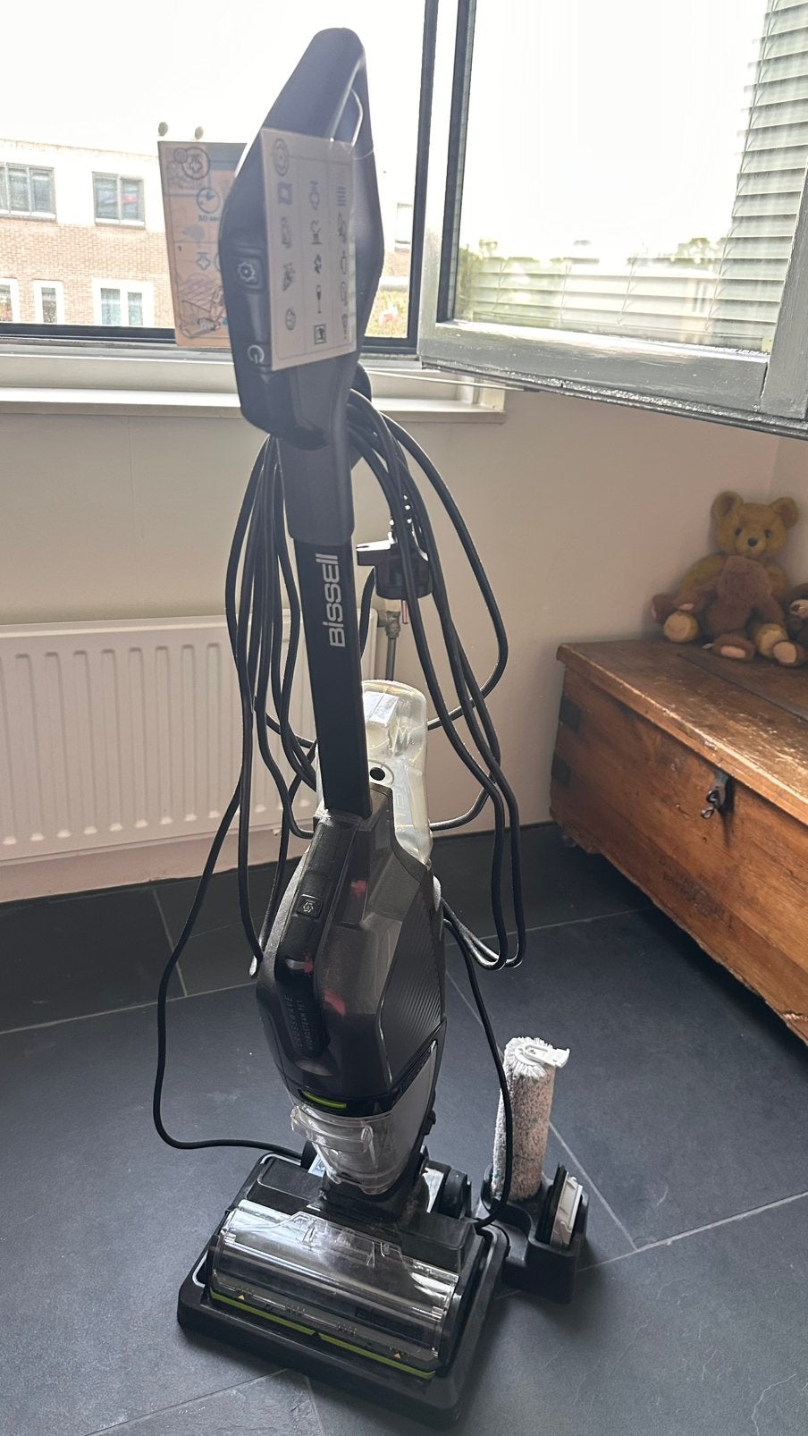 Bissell CrossWave HF3 Cordless Pro nat- en droogzuiger, Overige merken, Draadloos, Zo goed als nieuw, Reservoir