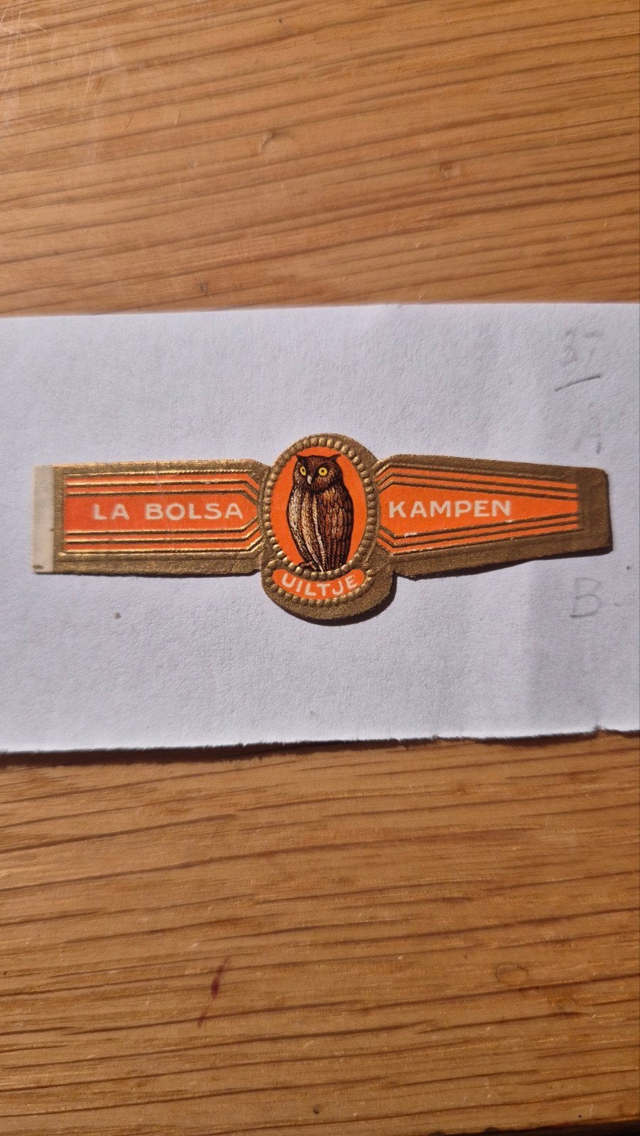 Sigarenbanden, Ophalen, Zo goed als nieuw, Sigarenbandjes