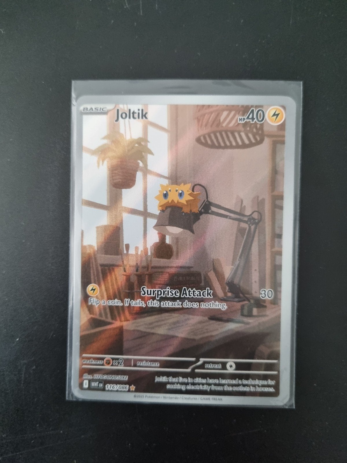 JOLTIK 116/086 WHITE FLARE - ( must have card)( PACK FRESH), Ophalen, Zo goed als nieuw, Losse kaart