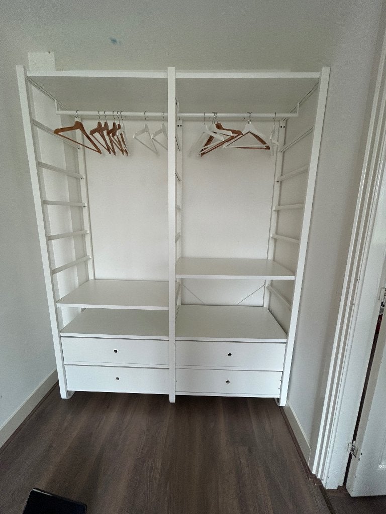 Kledingkast, Huis en Inrichting, Kasten | Kledingkasten, Met plank(en), Gebruikt, 200 cm of meer, 150 tot 200 cm