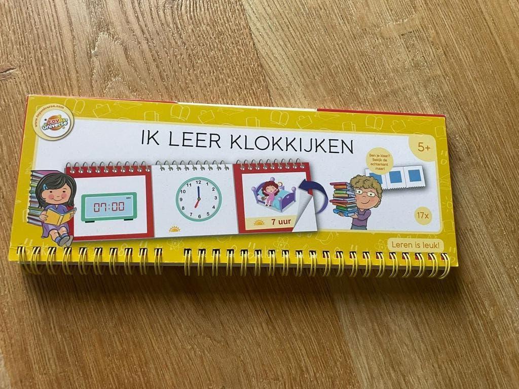Ik leer klokkijken. Educatief spel/boekje, Ophalen of Verzenden, Zo goed als nieuw