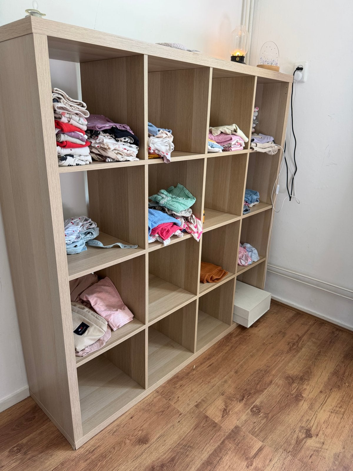 IKEA Kallax Kast met 16 vakken - Licht hout, Huis en Inrichting, Ophalen, Gebruikt