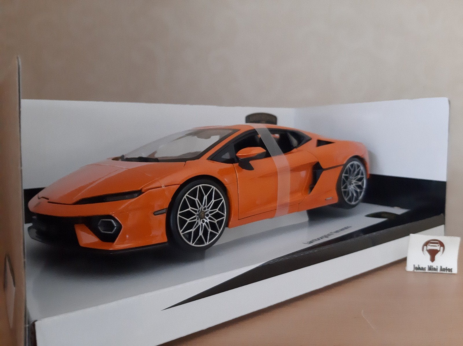 Lamborghini Temerario 2025 Mat Orange Metallic Bburago 1:18, Auto, Nieuw, Ophalen of Verzenden, Bburago