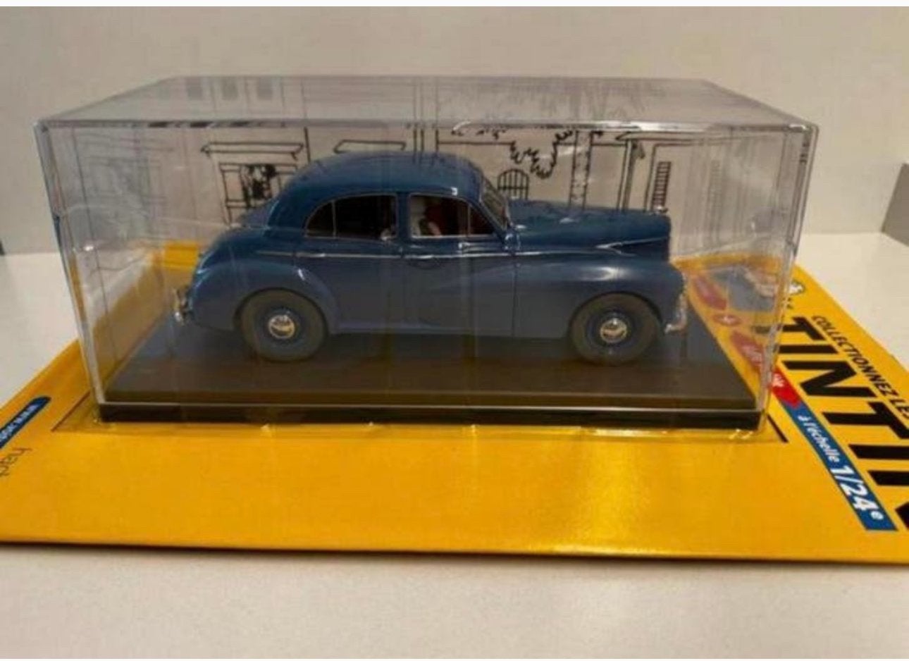 Kuifje auto 1:24 de morris six uit zwarte goud nr 53, Verzamelen, Stripfiguren, Ophalen of Verzenden, Kuifje, Nieuw, Beeldje of Figuurtje