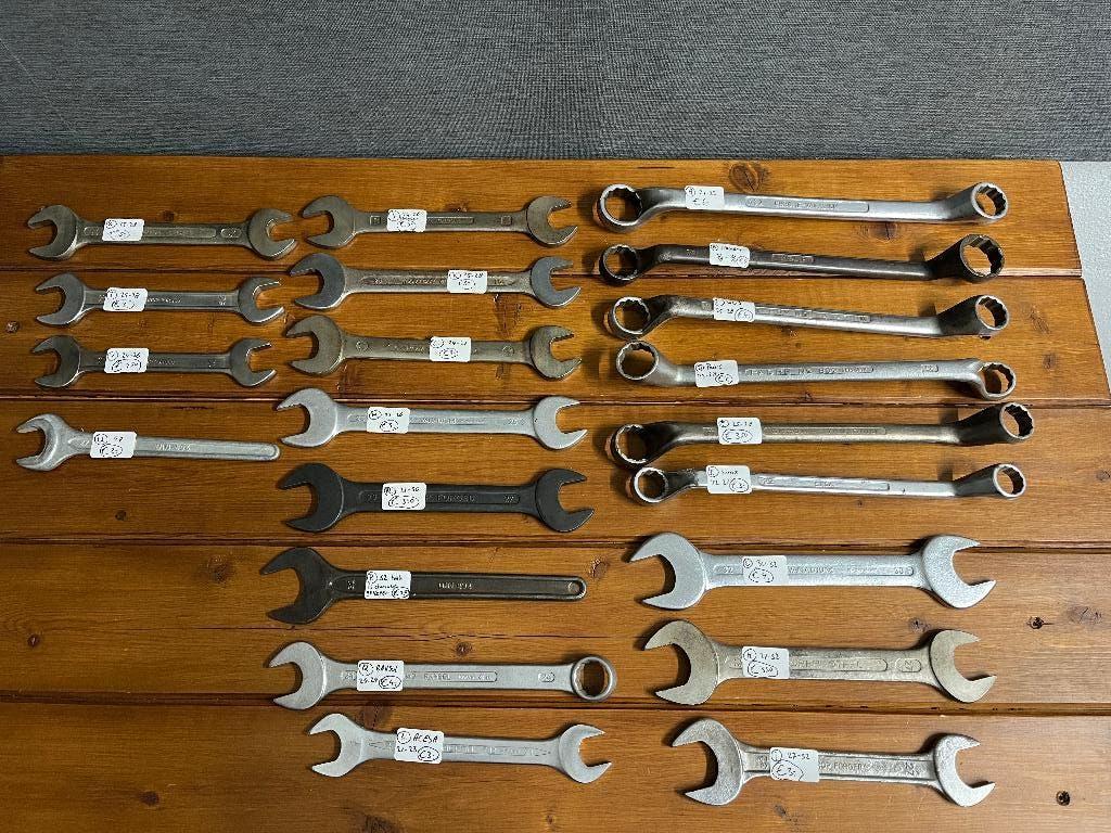 Grote maten / XXXL steek steeksleutels  steek ring sleutels, Ophalen of Verzenden, Gebruikt