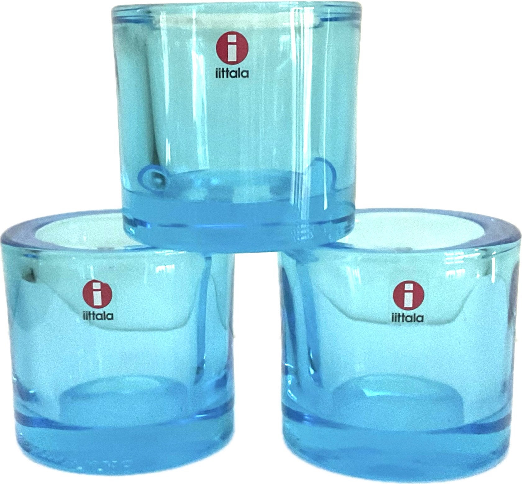 3 Marimekko Iittala Kivi’s - waxinelichthouders, Verzenden, Zo goed als nieuw, Glas, Iittala