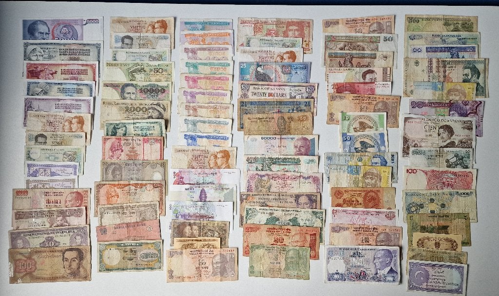 Biljetten Verzameling Wereld, Ophalen of Verzenden, Buitenland, Bankbiljetten