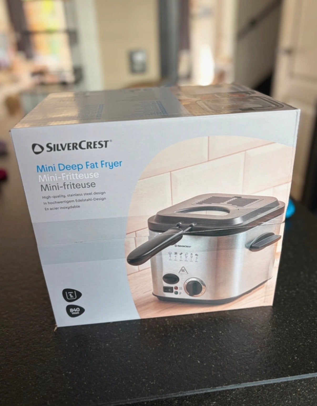 Silvercrest Mini Friteuse 1L- Nieuw in doos, Minder dan 1 liter, Ophalen of Verzenden, Nieuw