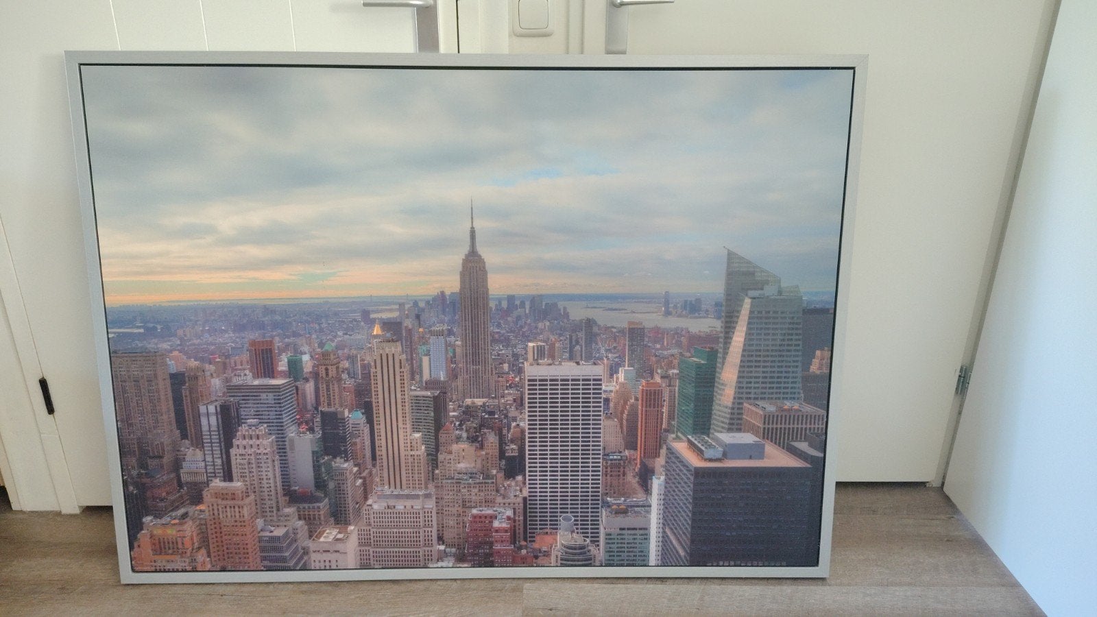Groot formaat New York poster, Vilshult 100x140 cm, Ophalen, Gebruikt, 125 cm of meer, Foto of Poster