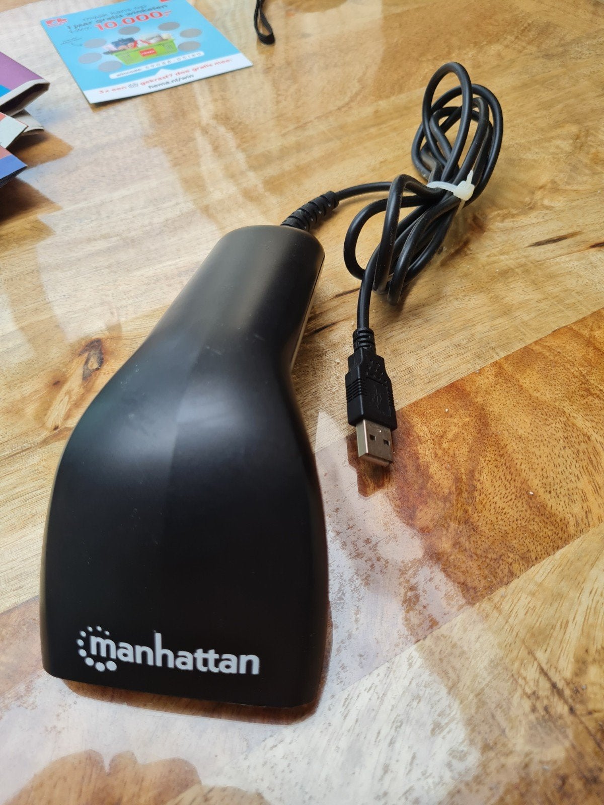 Manhattan USB Barcode Scanner - Zo goed als nieuw, Computers en Software, Scanners, Gebruikt, Overige typen, Ophalen of Verzenden