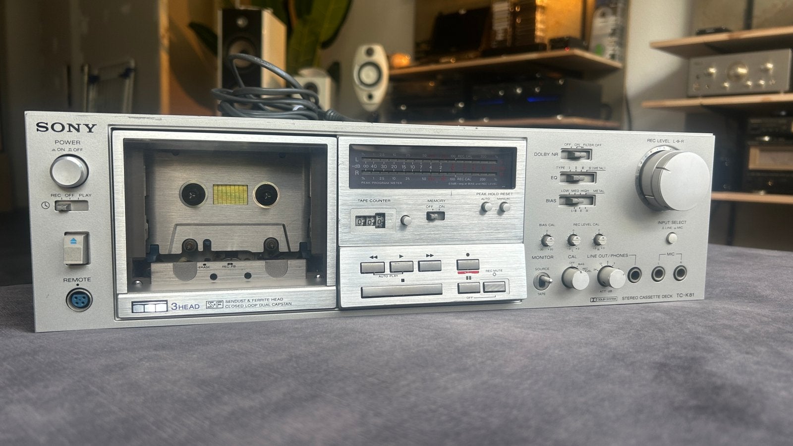 Sony TC-K81 (defect), Audio, Tv en Foto, Cassettedecks, Ophalen, Enkel, Sony, Tiptoetsen