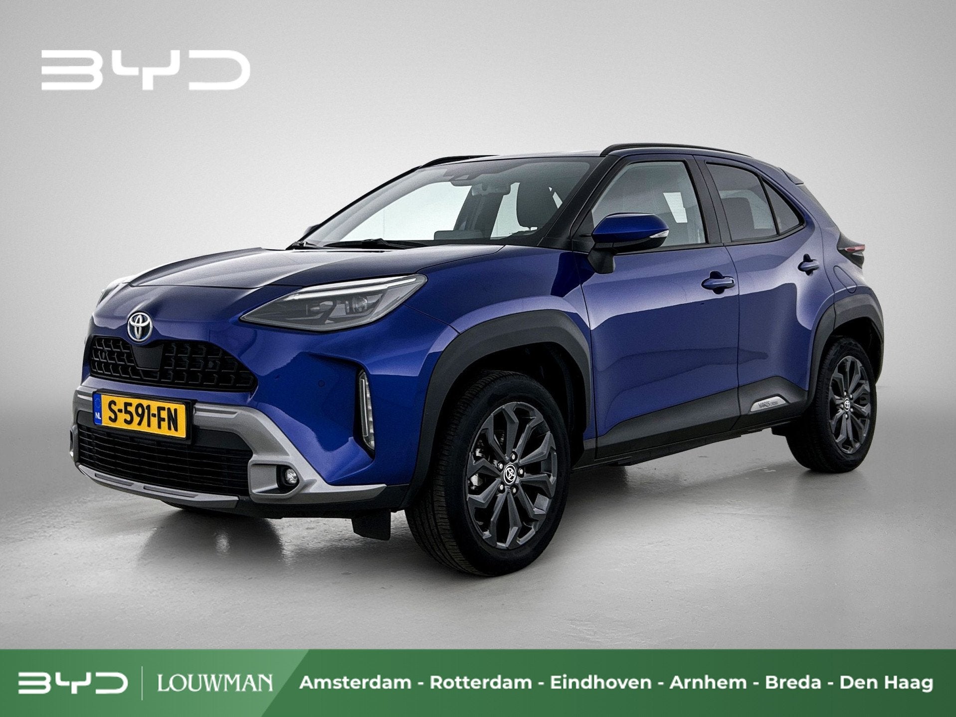 Toyota Yaris Cross 1.5 Hybrid Explore | Trekhaak | Leder | E, Blauw, 49 €/maand, Bedrijf, Hybride Elektrisch/Benzine