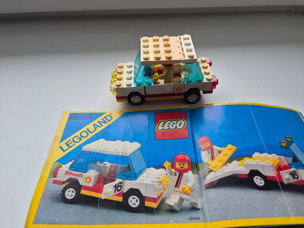 Lego 6634 raceauto shell, Ophalen of Verzenden, Gebruikt