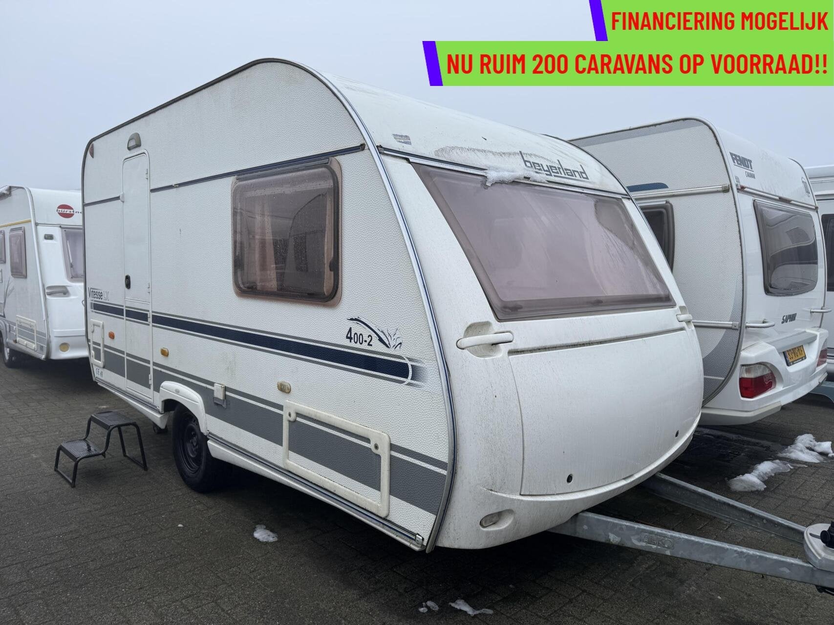 Beyerland VITESSE 400-2 LX RONDZIT, VOORTENT, FIETSENDRAGER, Hordeur, Rondzit, Tot en met 2, Bedrijf