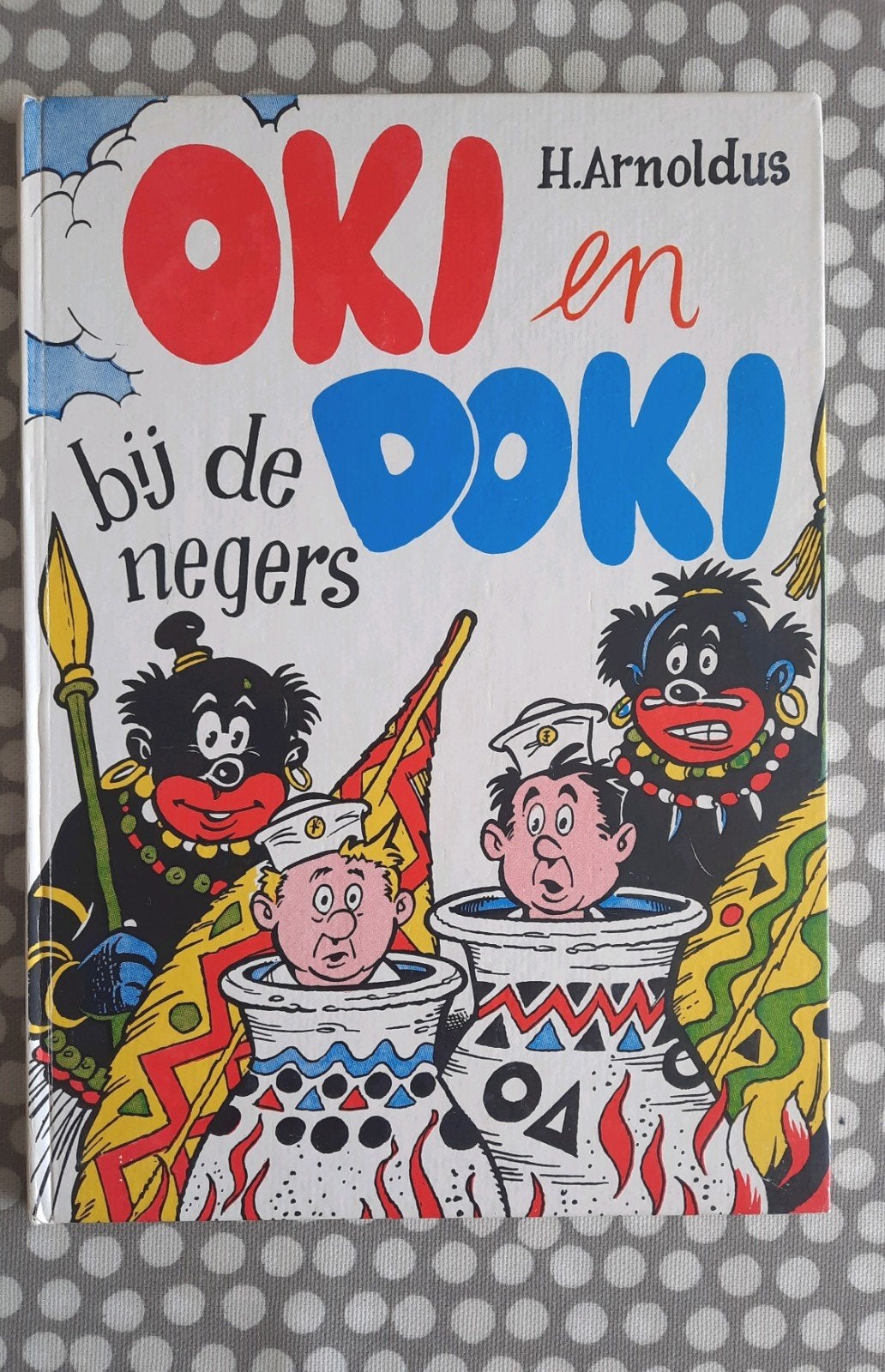 Oki en Doki bij de negers - H. Arnoldus    Vintage, Boeken, Ophalen of Verzenden, Gelezen, H. Arnoldus, Fictie algemeen