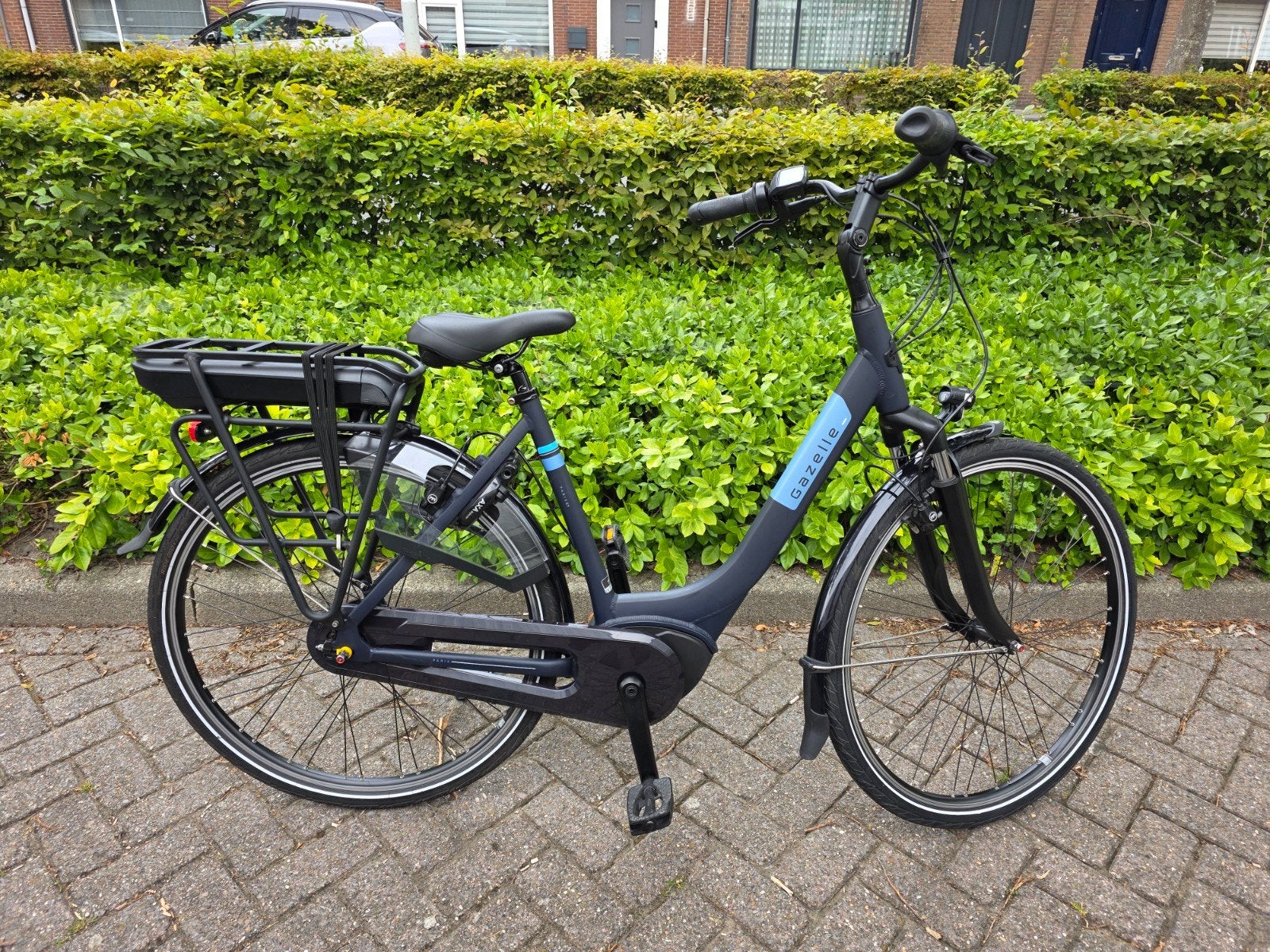 Schitterende Gazelle Paris met Bosch middenmotor, Fietsen en Brommers, Fietsen | Dames | Omafietsen, Zo goed als nieuw, 53 tot 56 cm
