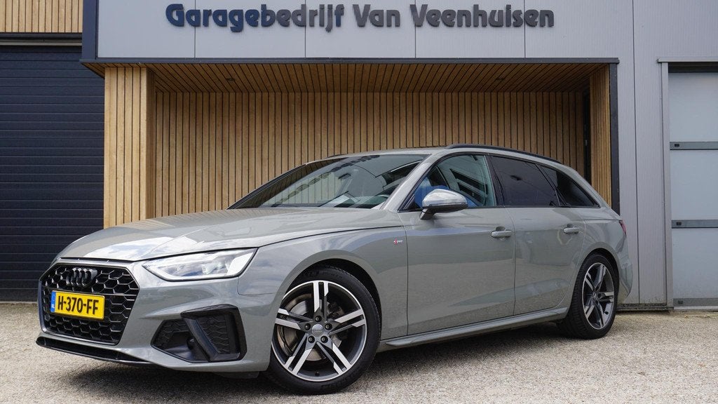 Audi A4 Avant 35 TFSI 150PK 2X S-Line *Black Optik* Pano.Dak, Auto's, Audi, 4 cilinders, Origineel Nederlands, Zilver of Grijs