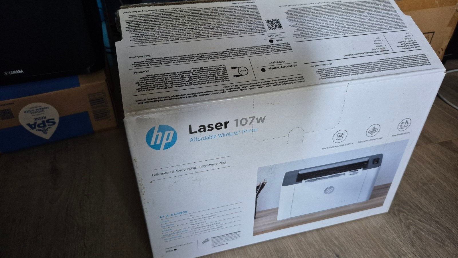 HP LaserJet 107W Laserprinter, Computers en Software, Printers, Zwart-en-wit printen, Gebruikt, Printer, Draadloos