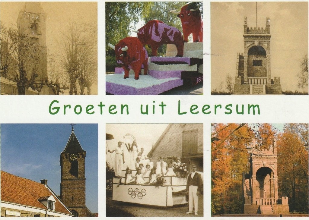 LEERSUM Kerk Bloemencorso Pyramide Groeten, Verzenden, 1980 tot heden, Gelopen, Utrecht