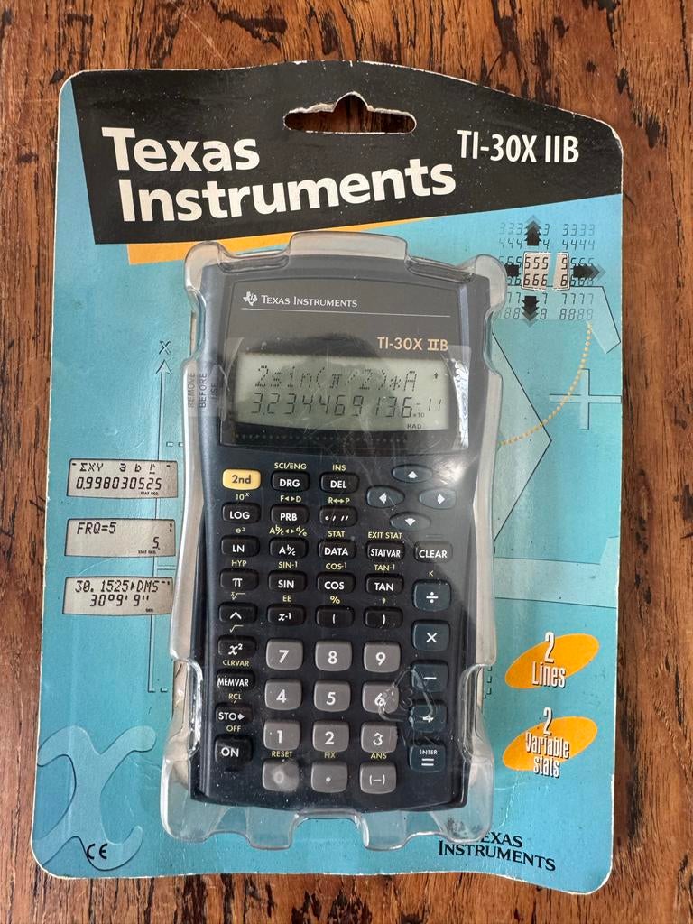 Texas Instruments TI-30X IIB nieuw in de verpakking, Ophalen of Verzenden, Nieuw