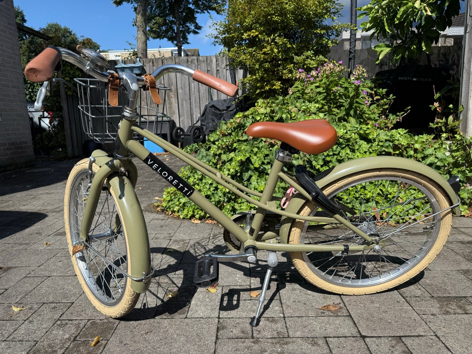 Veloretti kinderfiets 20 inch - Zo goed als nieuw, Fietsen en Brommers, Fietsen | Kinderfietsjes, Ophalen, Zo goed als nieuw, Terugtraprem