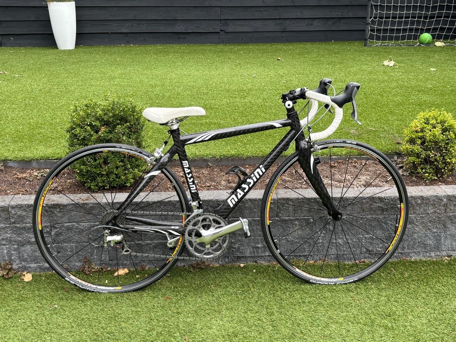 Massini racefiets met Shimano Ultegra onderdelen, Fietsen en Brommers, Gebruikt, Aluminium, Meer dan 20 versnellingen, Ophalen