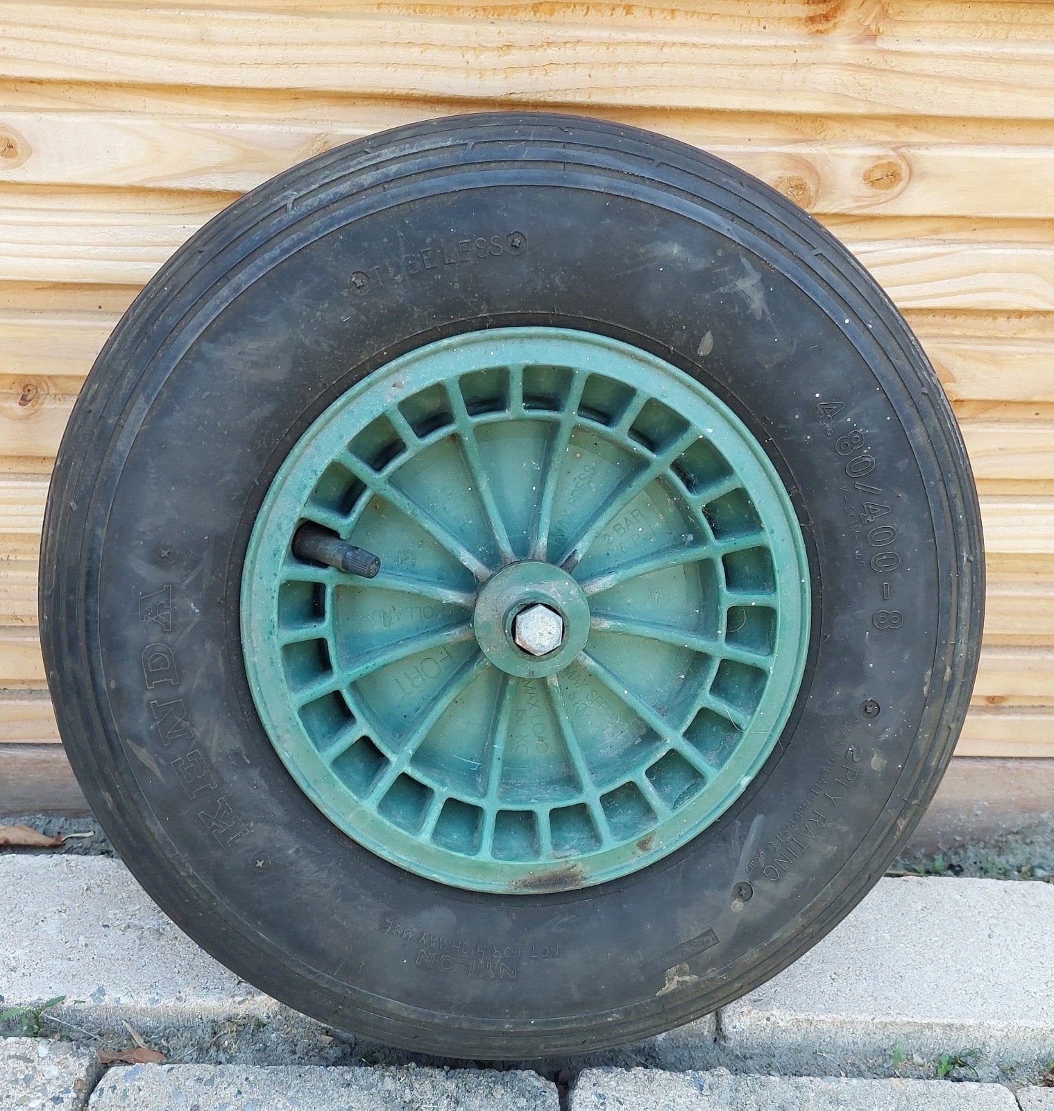 Kruiwagenwiel, Tuin en Terras, Kruiwagens, Ophalen, Onbekend, Handmatig, Gebruikt