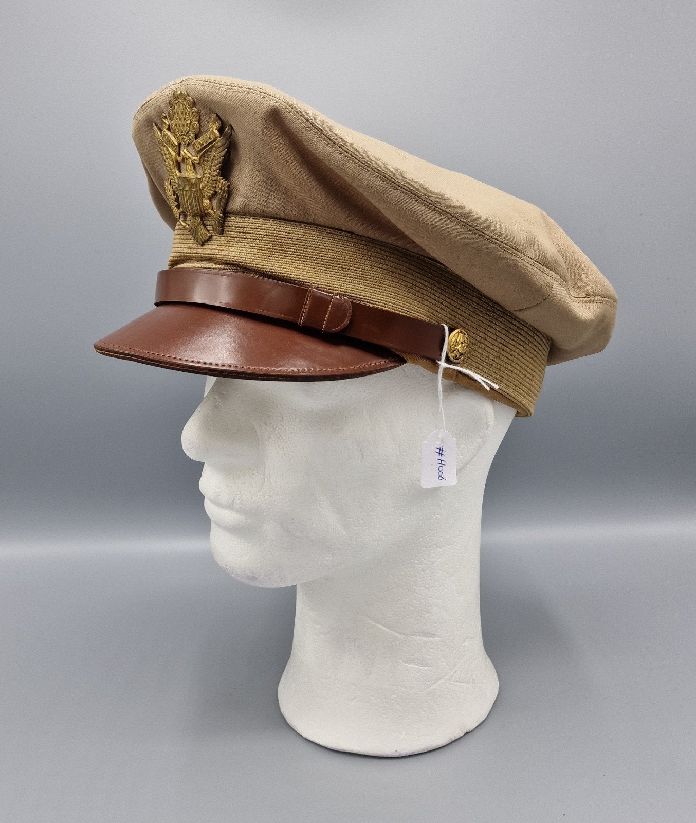 US WWII Army Air Force Crusher Visor Cap, Ophalen of Verzenden, Luchtmacht, Amerika, Helm of Baret